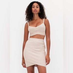New Aritzia Ten by Babaton Flicker Bodycon Cocktail Party Skirt Sz XS